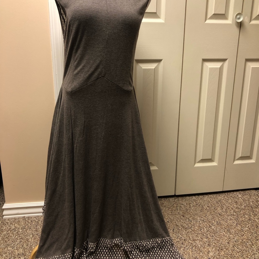 Hazel Gray Maxi Dress